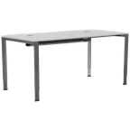 Ahrend 700 Bureau, Lichtgrijs, 160 X 80Cm, 4 Poot Hoogte Instelbaar Onderstel thumbnail 1