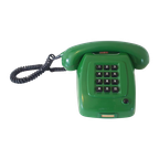 Vintage Groene Telefoon Retro Telefoon Jaren 60 70 thumbnail 1