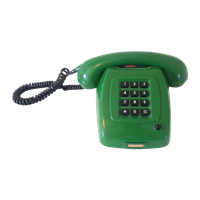 Vintage Groene Telefoon Retro Telefoon Jaren 60 70