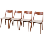 Boomerang Stoelen Door Alfred Christensen - Set Van 4 thumbnail 1