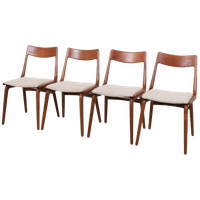 Boomerang Stoelen Door Alfred Christensen - Set Van 4