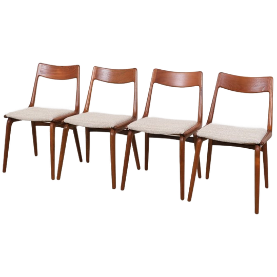 Boomerang Stoelen Door Alfred Christensen - Set Van 4 1