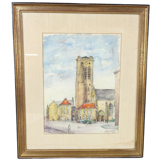 Aquarel - Veurne 1