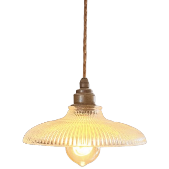 Vintage Jaren 20 Holophane Hanglamp 1