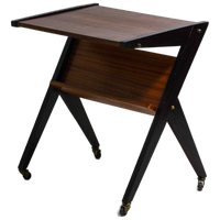Minimalistische Mid-Century Z Bar Trolly In Teak, 1960S