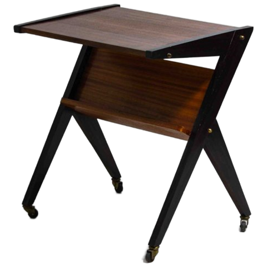 Minimalistische Mid-century Z Bar Trolly In Teak, 1960s 1