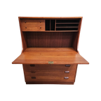 Secretaire / Bureau. Børge Mogensen Voor Søborg Møbler, Denemarken 1960'S thumbnail 1