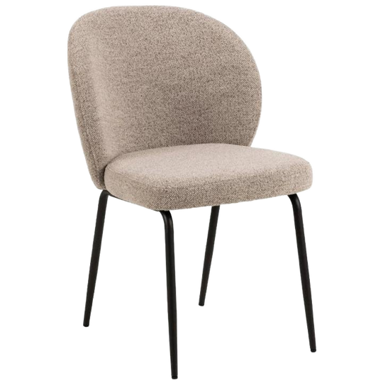 By fonQ | Curve Eetkamerstoel Beige Set 2 1