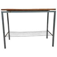 Stiemsma Rotterdam - Bijzettafel - Teakfineer - Metaal - 1960'S