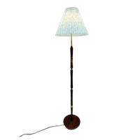 Elegante Staande Lamp Met Geplooide Kap