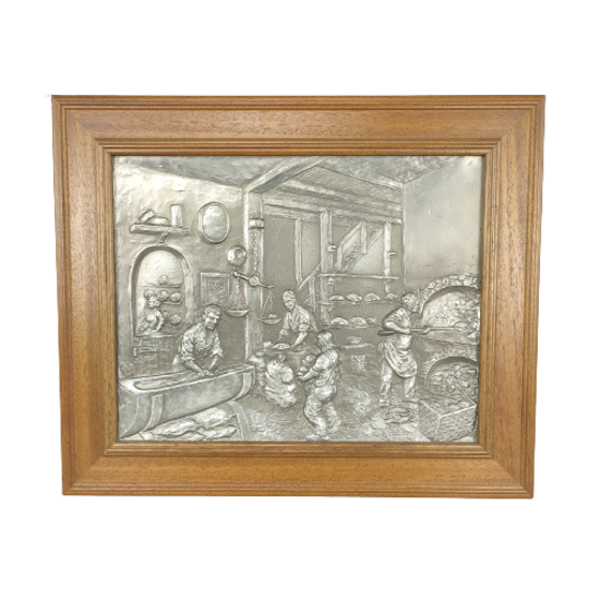 Tinnen Wandplaat Bakkerij Decor 1