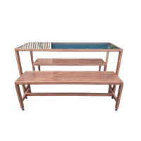 Hoge Glazen Tafel Presentatietafel Winkeldisplay Toonbank