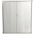 Gispen Octa Roldeurkast, Aluminium, 136 X 120 Cm, Incl. 3 Legborden, thumbnail 1