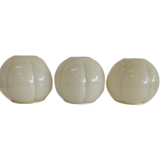 Antieke Art Deco Lampenkapjes Met Parelmoer Tint 1