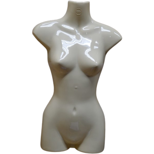 Vrouwelijke Kunststof Torso Ivoor Kleurig