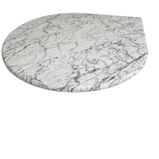 Massief Carrera Marmeren Salontafel, 1980's 1