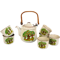 Vintage Theepot + Kommetjes – Appelbomen