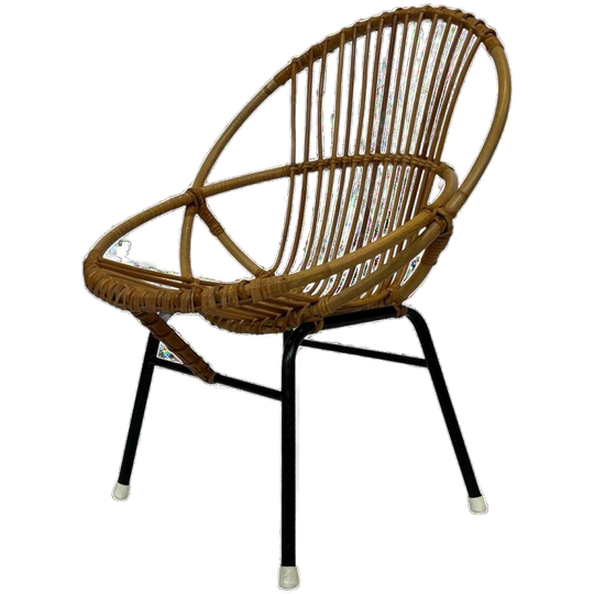 Vintage Rotan Stoel Dirk Van Sliedregt Rohe Noordwolde 1960 1