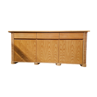 Wood / Bamboo / Rattan / Sideboard Roberti Rattan / 1970s Stunning Condition