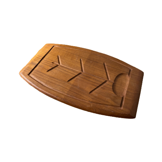 Mid Century Hapjes Plank In Teak 1