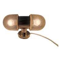 Mid Century Space Age Wandlamp Design Glas Metaal