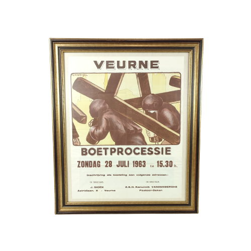 Affiche Boetprocessie Veurne