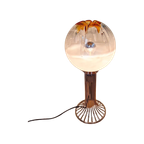 Mazzega Vloerlamp In Verchroomd Metaal En Glas, Jaren 60-70 thumbnail 1