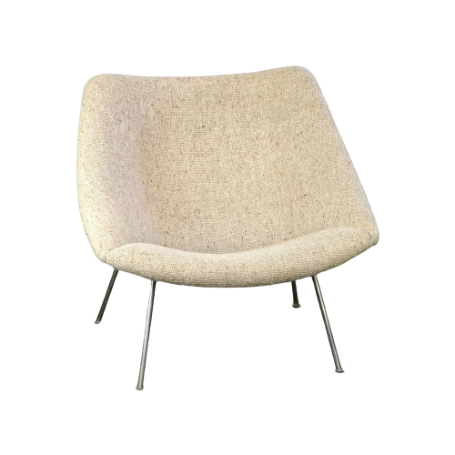 Zeer Mooie Paulin Pierre, Artifort Kleine Oyster Vintage Design Fauteuil, F156