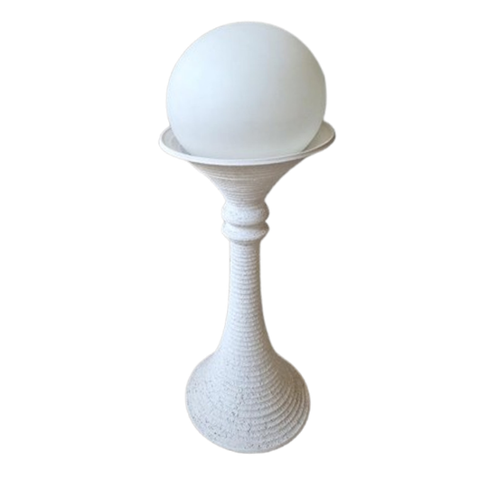 Doria Leuchten Vloerlamp Wit, 1970s 1