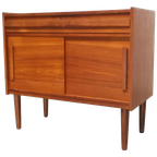 Vintage Deens Dressoir Teak Schuifdeuren thumbnail 1