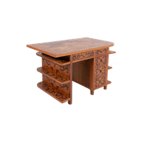 Italian Marquetry Desk / Bureau, 1950’S