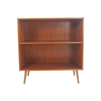 Vintage Deens Boekenkastje Teak Fineer