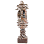 Sicilian Glazed Ceramic Sculpture, Unique Piece thumbnail 1