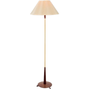 Vintage Scandinavische Vloerlamp Teak Mid Century ‘60 Lamp