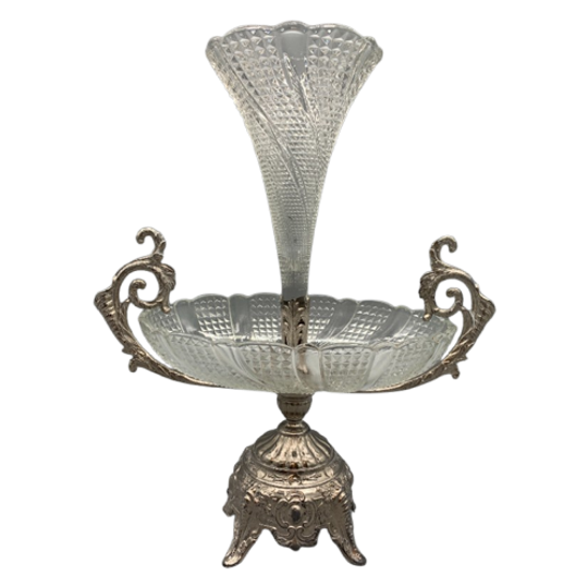 Antiek Centerpiece Tafelstuk Kristal 1