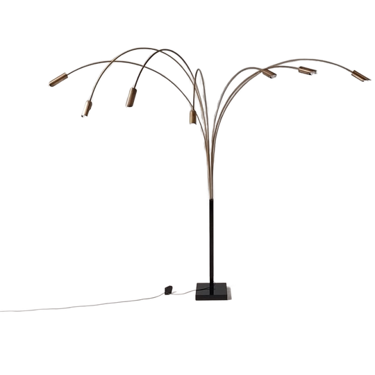Imposante Italiaanse Vintage Arc-lamp Met 7 Armen 1