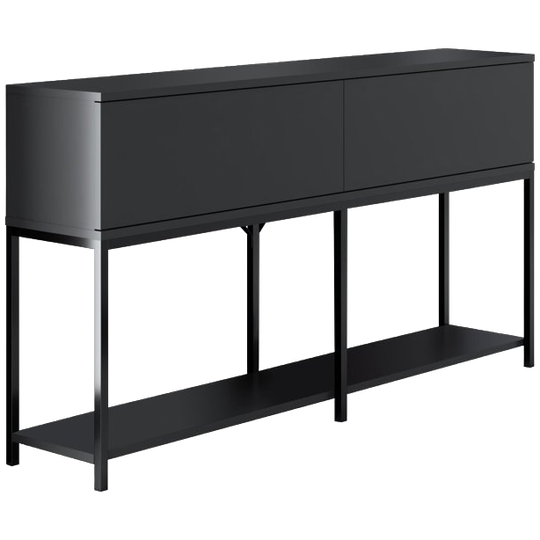 Evila Originals | Lord Console Houten Fineer Antraciet Zwart 1