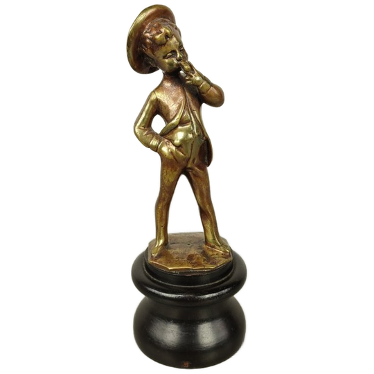 Bronzen Beeldje Van Een Roker 1