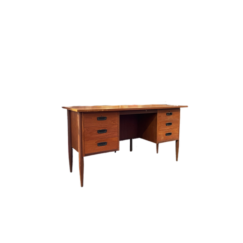 Teakhouten Fineer Vintage Bureau