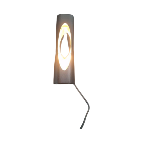 Metalen Design Lamp Space Age Stijl.