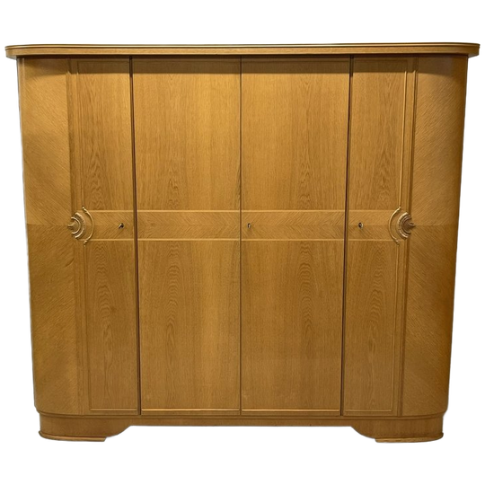 4 Deurs Art Deco Vintage Kledingkast Demontabel 1