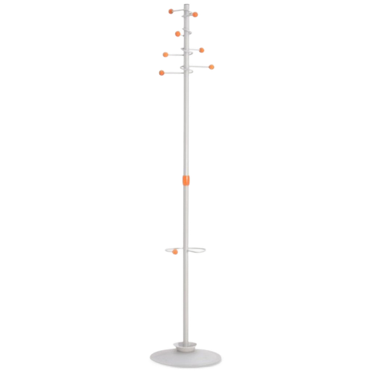 Officenow Kapstok, Grijs, 7 Bollen,176 Cm 1
