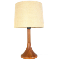 Vintage dyrlund Tafellamp Lamp Xl Hout Deens