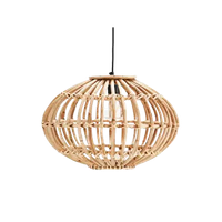 Bamboe Plafondlamp Rond