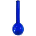 Vintage Fles Vaas Kobalt Blauwe Mid Century Vaas thumbnail 1