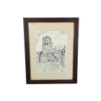 José - Pentekening Grote Markt Veurne - 1975 thumbnail 1