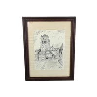 José - Pentekening Grote Markt Veurne - 1975