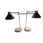 Set Jaren 80 Verstelbare Tafel- Bureau Of Nachtkast Lampen thumbnail 1