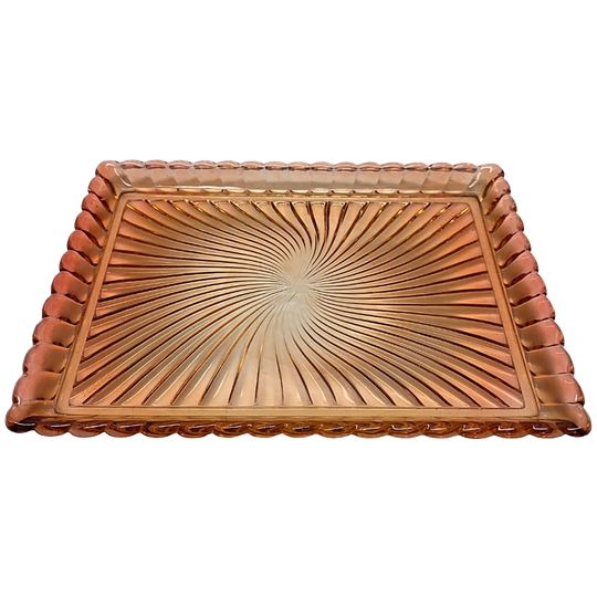 Franse Art Deco Dienblad Baccarat 1