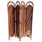 Rotan Bamboe Kamerscherm Vintage thumbnail 1